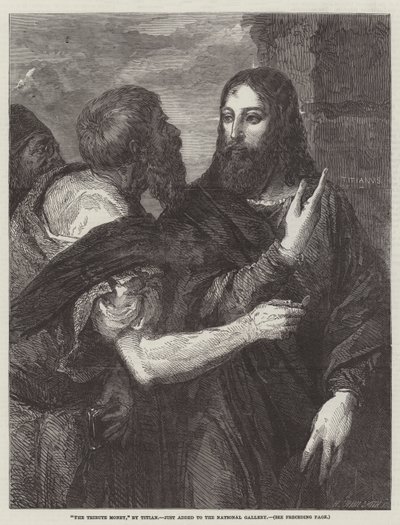 Il denaro del tributo da Tiziano Vecelli